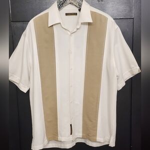 Vintage Men's Cubavera Retro Bowling Style Button Down Size XXL
